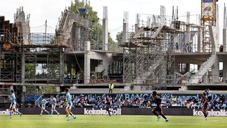 La grada provisional de Gol de Balaidos contaba con algo m�s de 300 localidades y las primeras filas supondr�n casi 800.