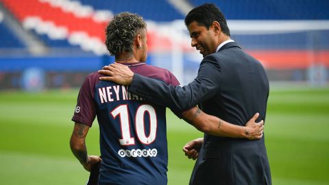 Presentaci�n de Neymar con el PSG