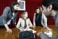 Olga Louzao, Lara M�ndez, Mar�a Teijeiro y Daniel Pi�eiro contaron para La Voz c�mo viven la conciliaci�n. 