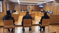 Los tres condenados aceptaron penas de tres a�os de prisi�n