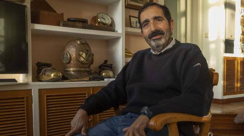 Santiago Llovo, noutra imaxe tomada esta semana 