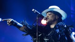 El cantante estadounidense D'Angelo, en un concierto en el 2016