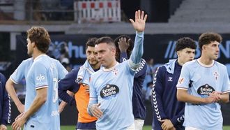 El capit&aacute;n del Celta, Iago Aspas, tras el partido ante el Betis.