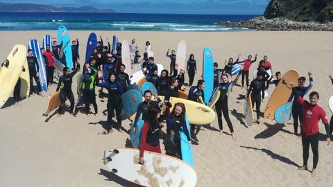 Surfistas en Esteiro, Xove