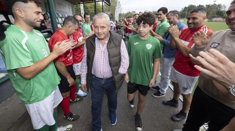 Manuel Vecino, en un homenaje recibido el pasado octubre 