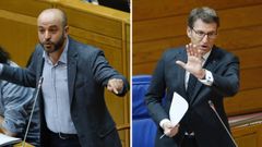 Tensa discusi�n entre Feijoo y Villares a cuenta del conflicto de la justicia