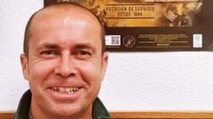 El teniente coronel Jes�s Gayoso, de 48 a�os, que falleci� este viernes a causa del coronavirus