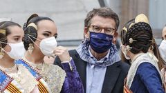 Feijoo, este mediod�a en la masclet� de Valencia.