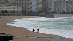 Orz�n y Riazor, bajo la influencia de la borrasca Leonardo