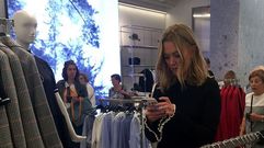 Marta Ortega, esta ma�ana en la nueva megatienda de Zara en A Coru�a
