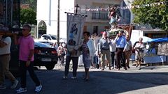 Imagen de la procesin de este martes en San Roquio.