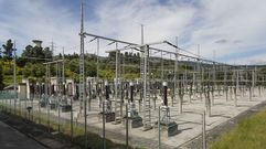 Subestaci�n el�ctrica ourensana de Ponte Bibei