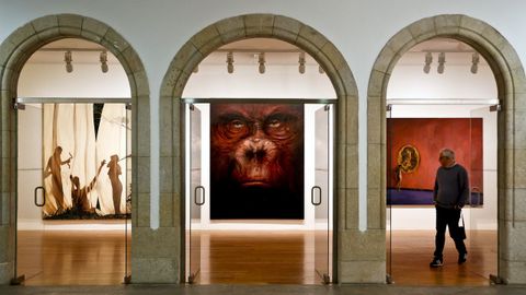 La exposición de Galván está instalada en la primera planta del Marco de Vigo.