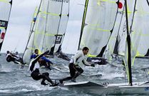 La pareja del Liceo Casino ech� ayer en falta una pizca de suerte en el Lago di Garda.