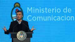 Macri, en una conferencia de prensa