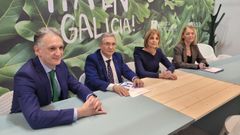 Juan Cerdeira, Luis Menor, Mara Jos Garca Pelayo y Cristina Montalva