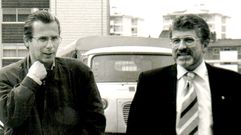 Jorge Parada, con Baltasar Garzn, a principios de los 90