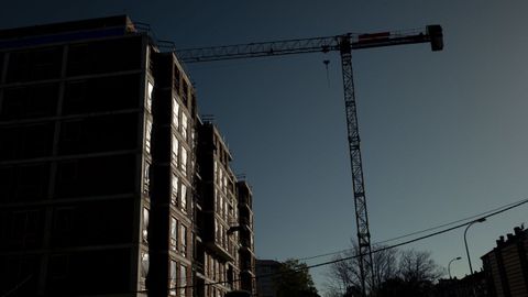 Imagen de archivo de una construcci&oacute;n de viviendas.