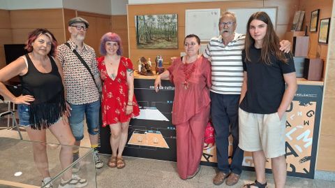 Visita da familia Picallo ao Melga, xornadas atr�s