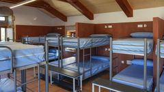 Camas en un albergue de peregrinos de Pi�or, en Ourense, en una imagen de archivo.