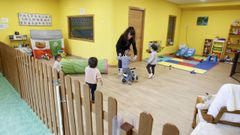 Laura Cancio empez� a trabajar en 2019 en la casa nido de A Capela