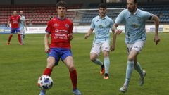 Ra�l Melo (UD Ourense) marc� los dos primeros goles del equipo local ante el Viveiro