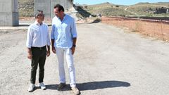 Los ministros Bolaos y Puente, el pasado agosto en Sorbas, Almera.