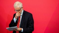Corbyn, en el  acto de campa�a, en la Universidad de Lancaster