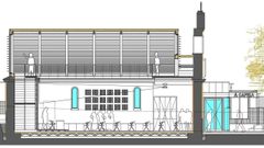 Recreaci�n de la capilla del Balneario de Arteixo una vez rehabilitada