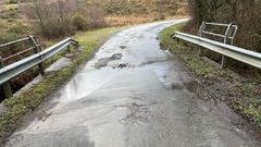 La Diputaci�n decidi� cortar la LU-P-5602 por el riesgo de derrumbe del puente