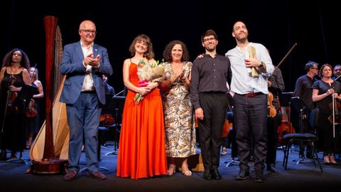 Clausura de la duod�cima edici�n del Noia Harp Fest