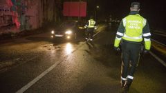 Imagen de archivo de un control de la Guardia Civil de Trfico