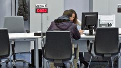 Imagen de archivo de una oficina de empleo