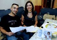 Miguel �ngel y Paqui, los padres de la ni�a cordobesa que sufre una inmunodeficiencia grave