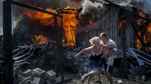 Ciudad de Luhanskaya.Valery Melnikov, Rossiya Segodnya. World Press Photo