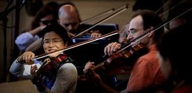 Durante la tarde de ayer la Sinf�nica de Galicia ensay� durante casi cuatro horas para el concierto de esta noche. 