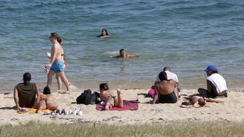 Las im�genes del primer d�a de la fase 2 de la desescala en Barbanza