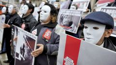 Acci�n solidaria organizada por C�rtias en apoyo del os sin techo