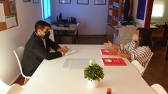 Entrevista de Gabriel Al�n con responsables de los Centro Rurales Agrupados de Ribadavia y Monterrei