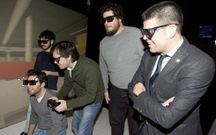 Los emprendedores, en el centro de realidad virtual del CIS. 