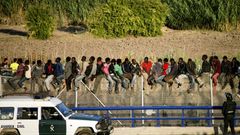 Nuevo intento de salto de la valla de Melilla