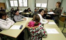 El IES Parga Pondal -en la imagen de archivo- mantendr� el programa por su cuenta.