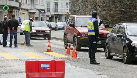 CSIF achaca al jefe del cuerpo que no haya agentes suficientes durante las obras en la Ronda. 