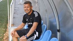 Nacho Garca, entrenador del Racing juvenil