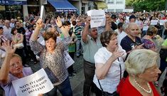 La plataforma de afectados ha organizado numerosos actos de protesta frente al Concello.