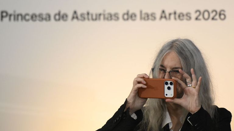 La cantante y escritora estadounidense Patti Smith, Premio Princesa de las Artes 2026