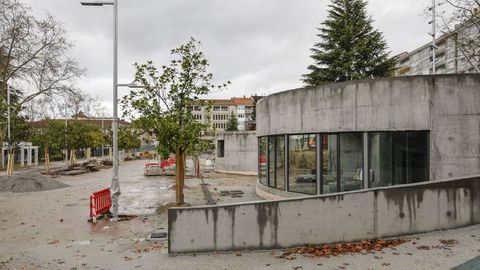Obras en el Xard�n do Pos�o.