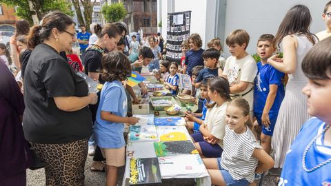 Mercadi�o solidario en Cee.