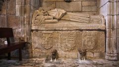 El sepulcro de Xoh�n Mari�o de Soutomaior, primo de Pedro Madruga, el levantisco noble que algunos investigadores identifican con Crist�bal Col�n