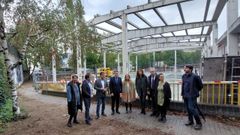 Visita del conselleiro de Educaci�n a las obras del IES Ferro Couselo